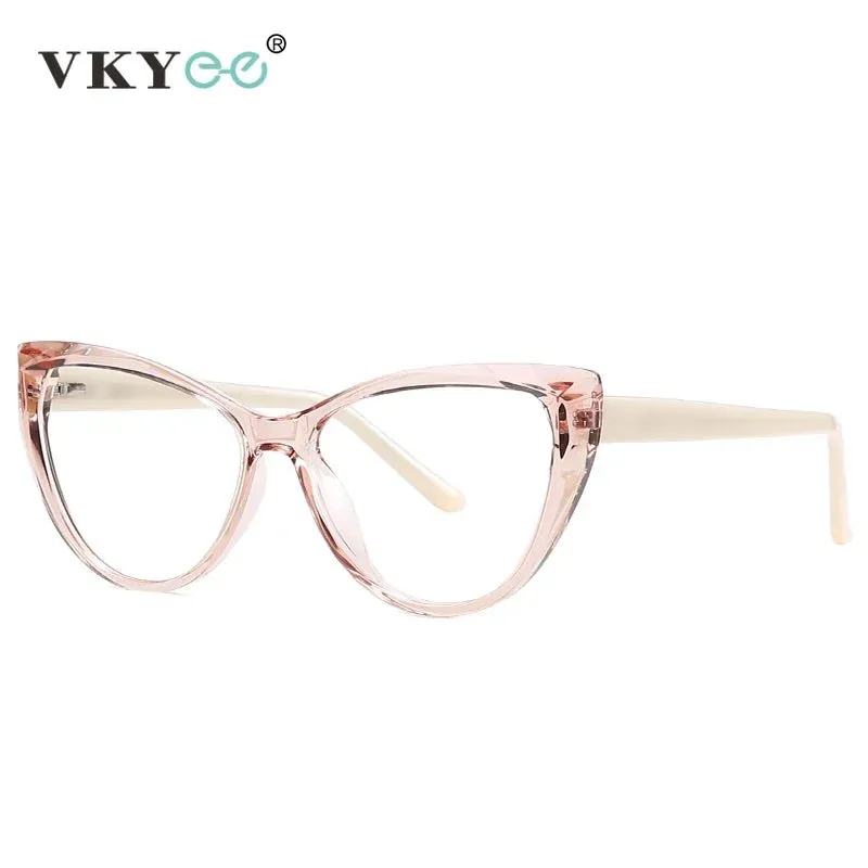 Vicky Women's Full Rim Cat Eye Tr 90 Titanium Eyeglasses 2003