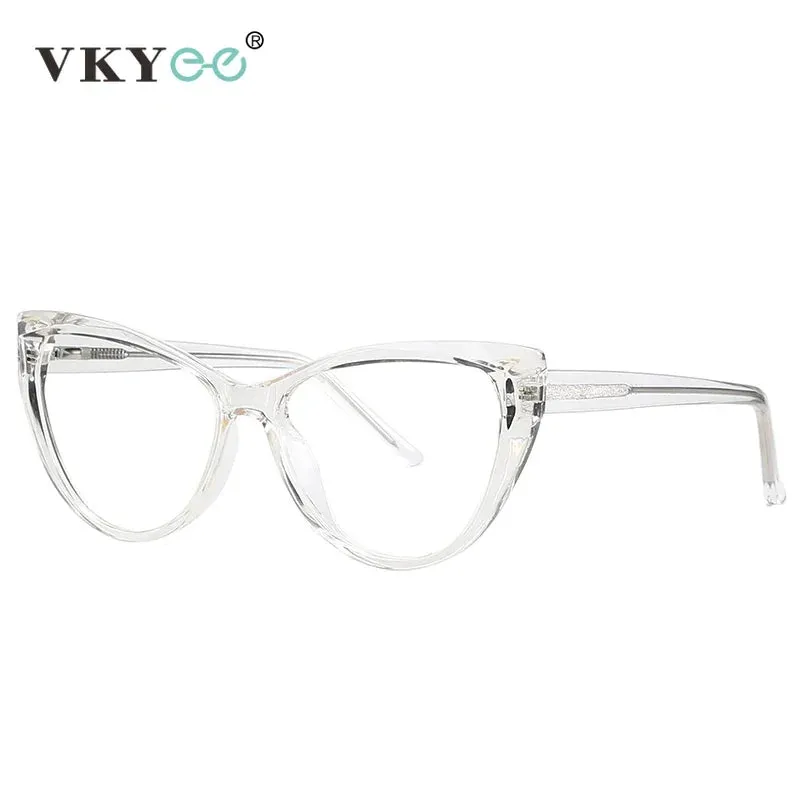 Vicky Women's Full Rim Cat Eye Tr 90 Titanium Eyeglasses 2003