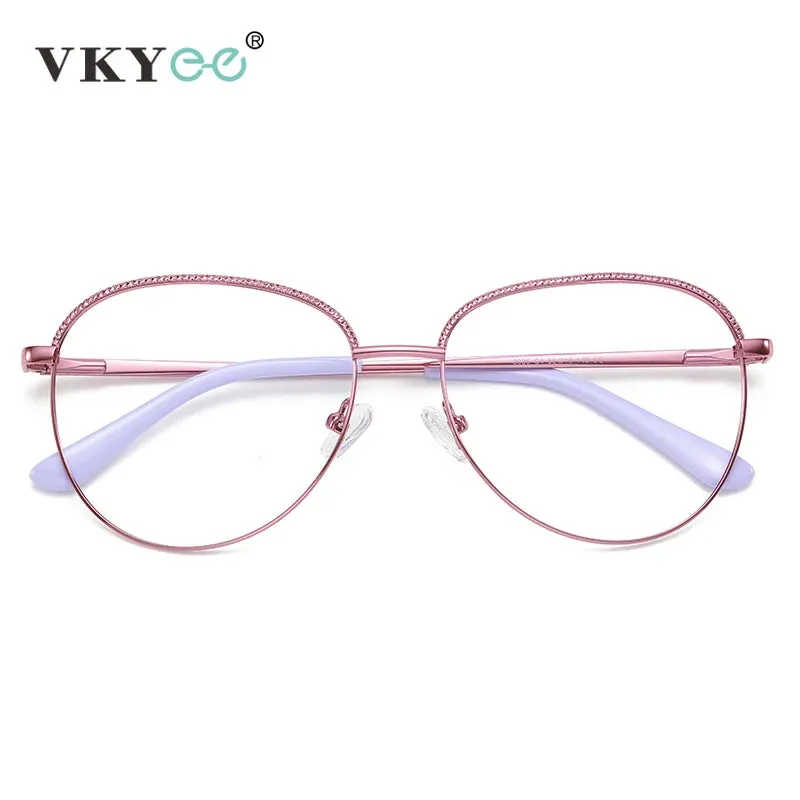 Vicky Women's Full Rim Square Alloy Reading Glasses 3036