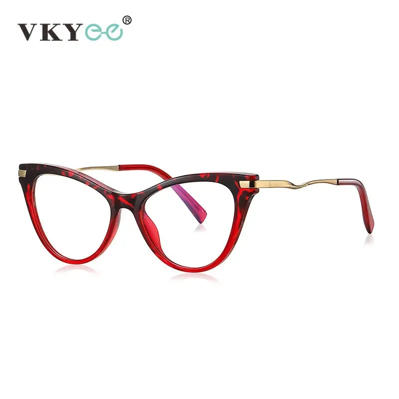 Vicky Women's Full Rim Tr 90 Titanium Cat Eye Reading Glasses 2109