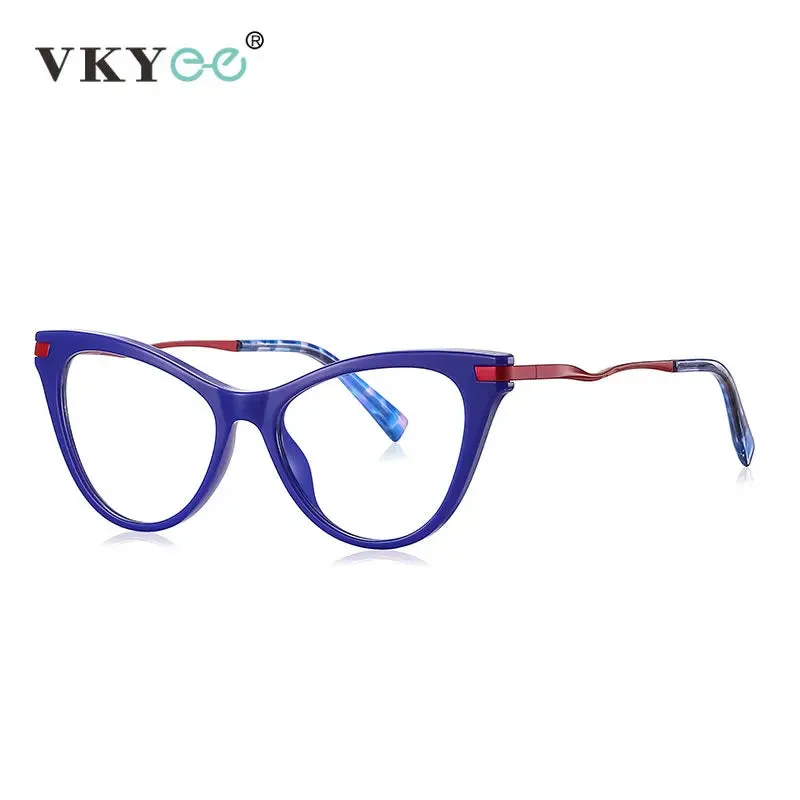 Vicky Women's Full Rim Tr 90 Titanium Cat Eye Reading Glasses 2109