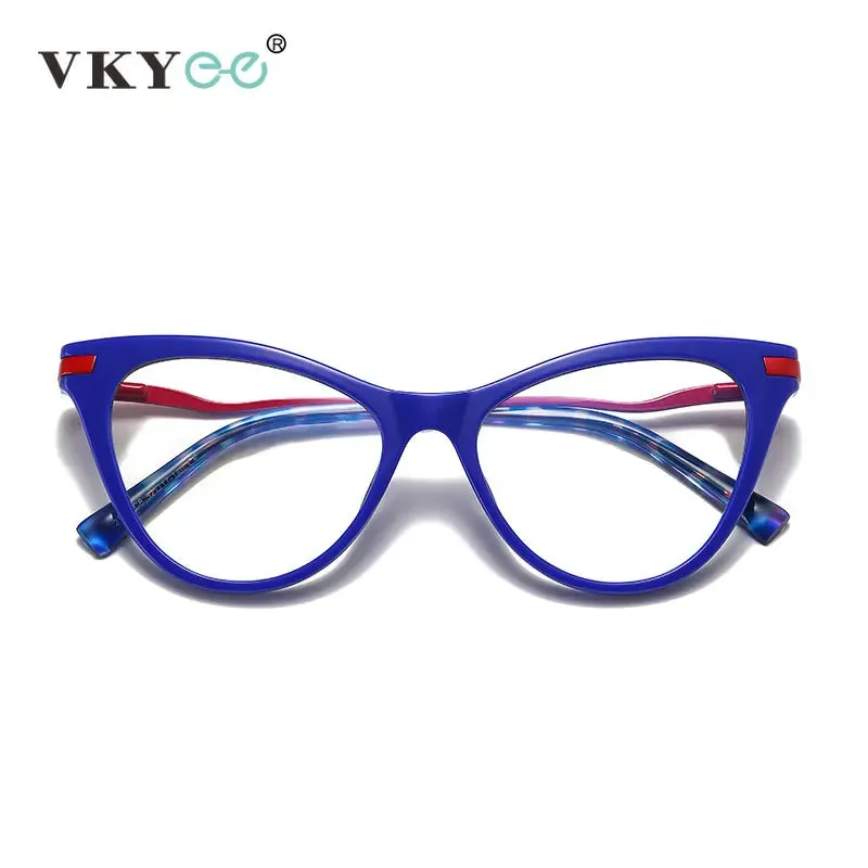 Vicky Women's Full Rim Tr 90 Titanium Cat Eye Reading Glasses 2109