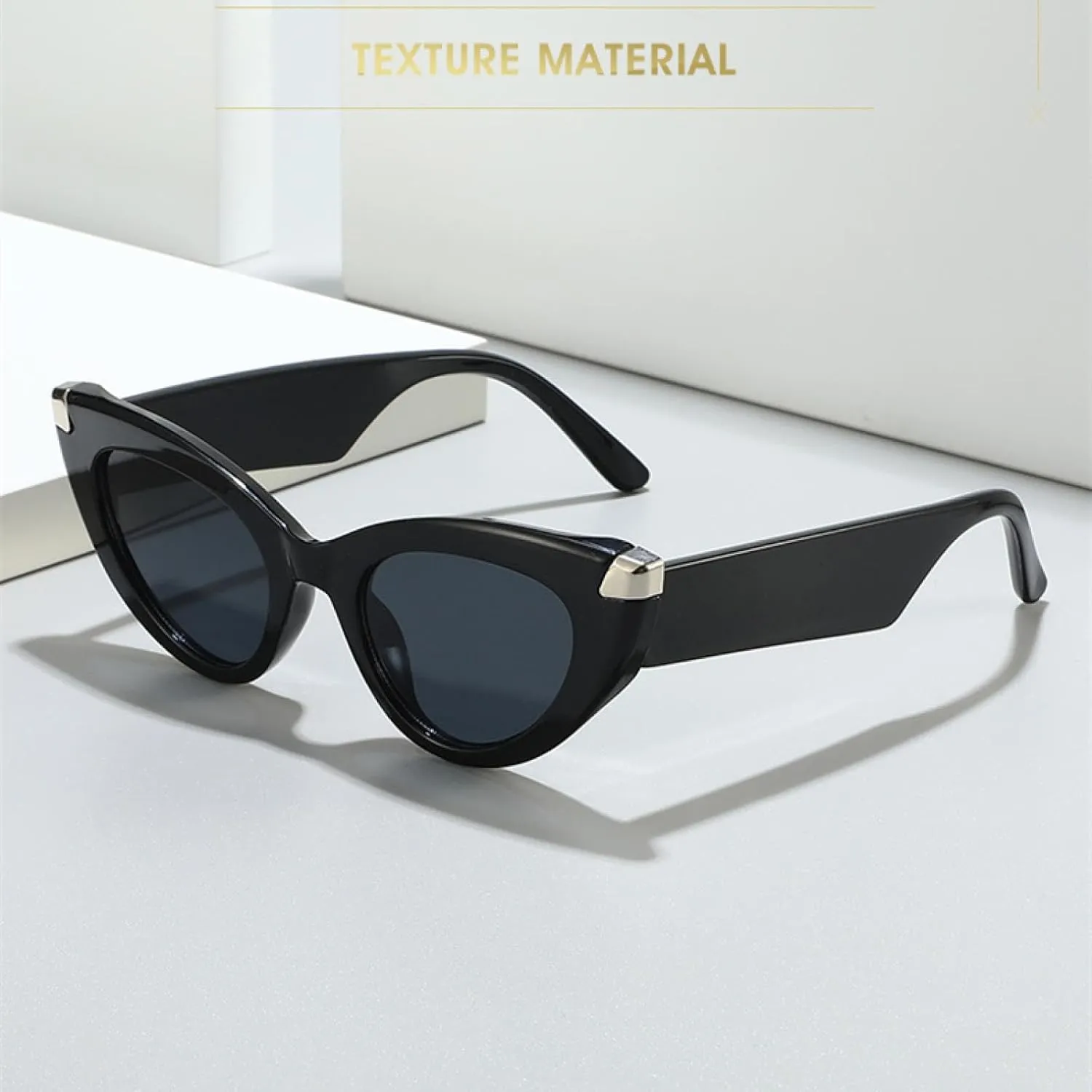 Vintage Cat Eye Sunglasses Men Women Gradient Shades