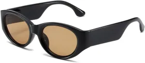 Vintage Cat Eye Sunglasses Women Fashion Candy Colors UV400 Shades Female Punk Thick Frame Eyewear Men