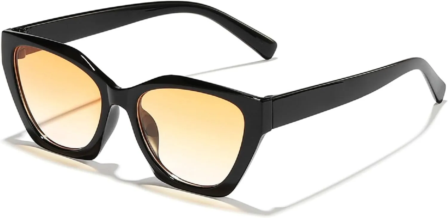 Vintage Cat Eye Sunglasses Women Square Sun Glasses Female Retro Shades Fashion Ladies UV Protection Sunglasses