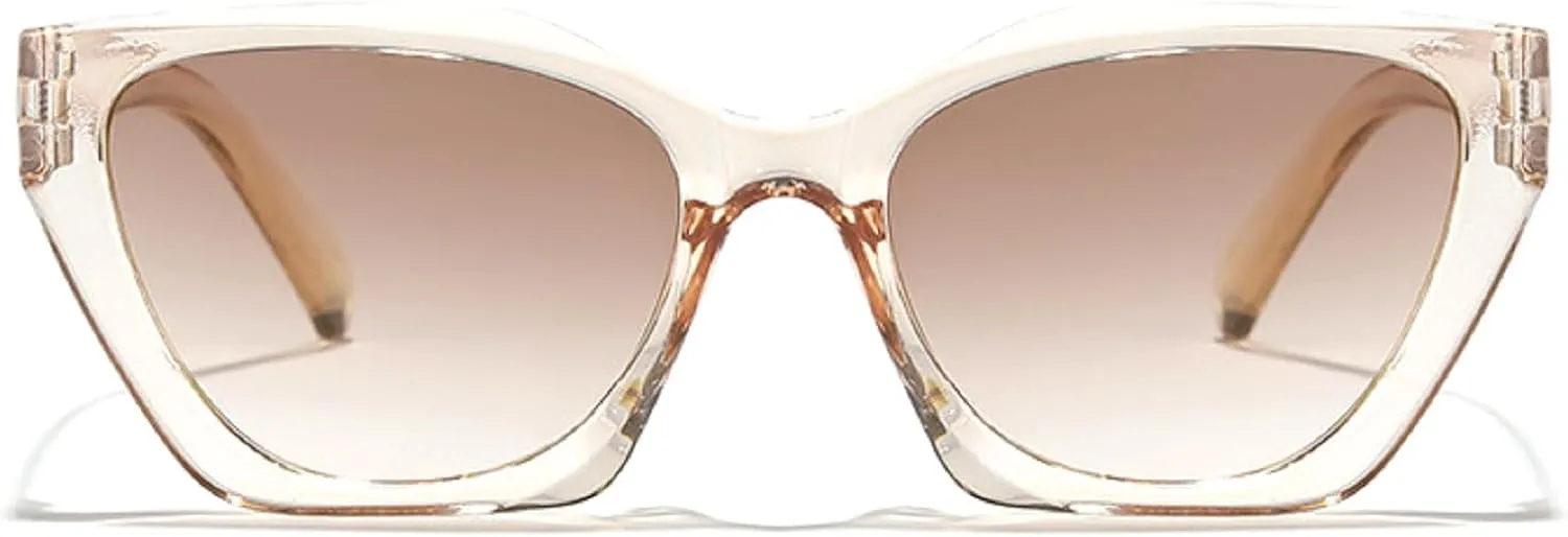 Vintage Cat Eye Sunglasses Women Square Sun Glasses Female Retro Shades Fashion Ladies UV Protection Sunglasses
