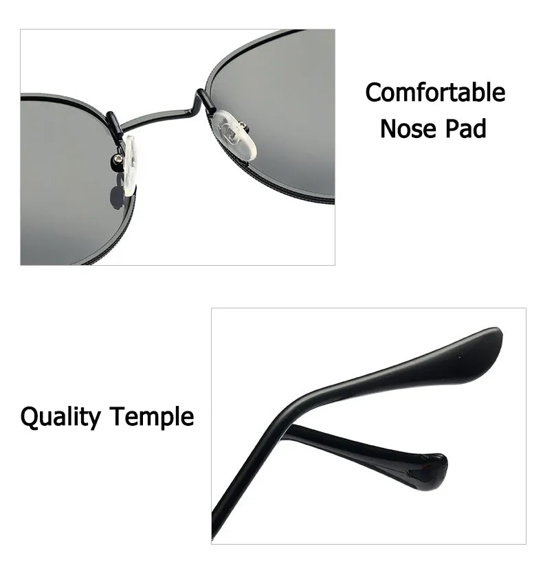 Vintage Classic 3447 Round Metal Style Polarized Sunglasses Unisex Vintage Retro Sunglasses