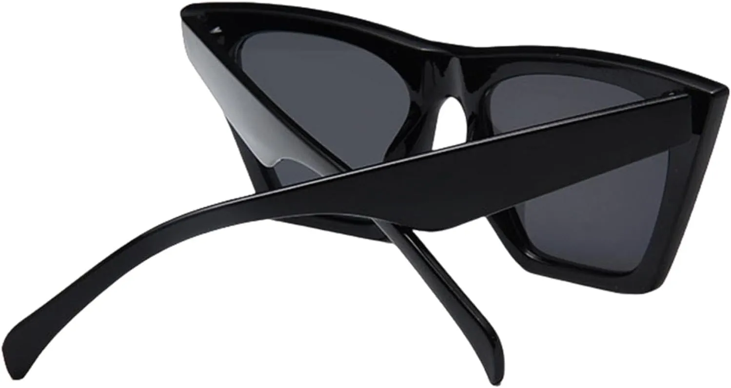 Vintage Classic Cat Eye Sunglasses for Women Fashion Gradient Black Glasses Women Female Lady