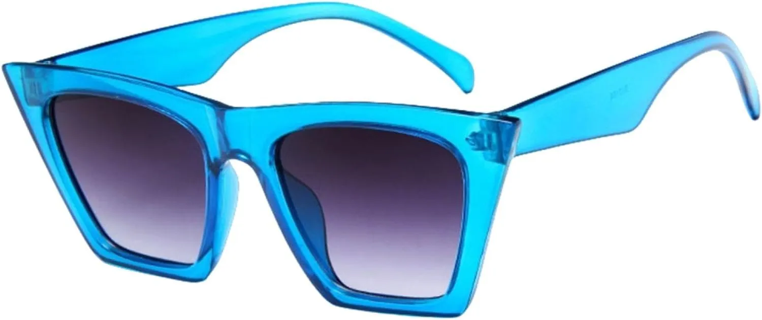 Vintage Classic Cat Eye Sunglasses for Women Fashion Gradient Black Glasses Women Female Lady