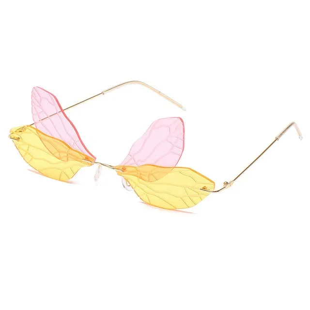 Vintage Dragonfly Steampunk Sunglasses