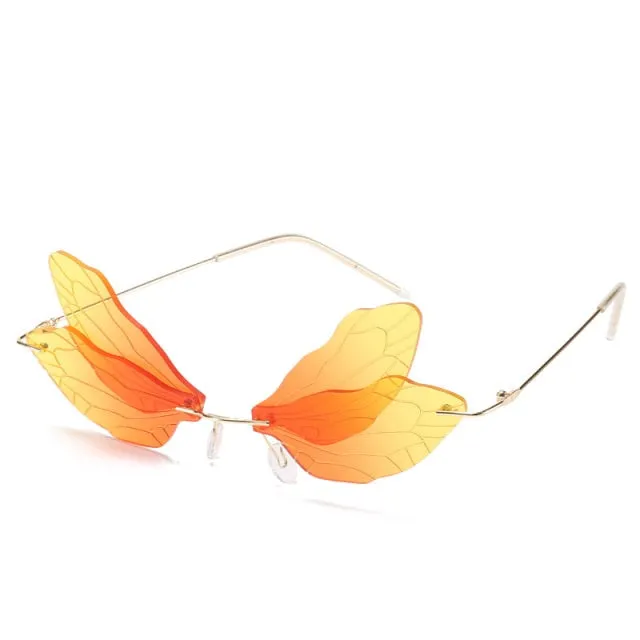 Vintage Dragonfly Steampunk Sunglasses
