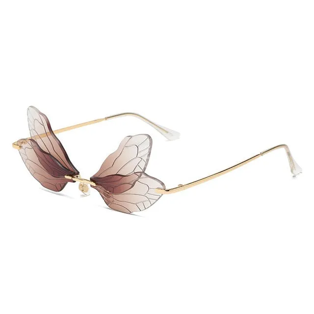 Vintage Dragonfly Steampunk Sunglasses
