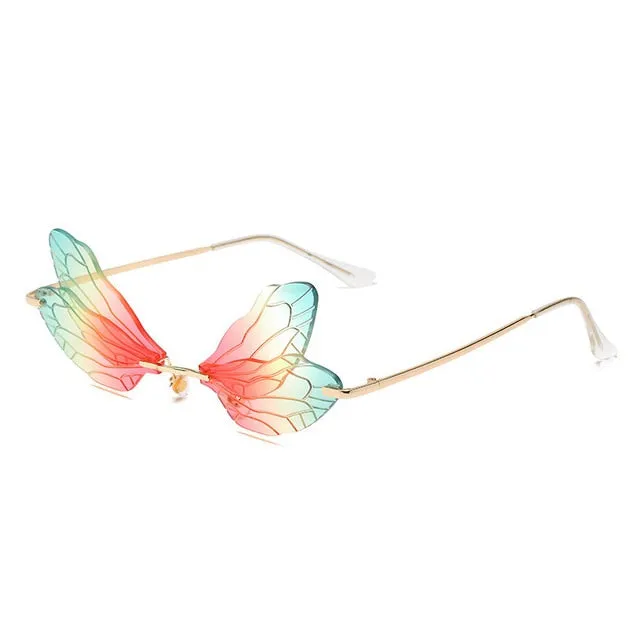Vintage Dragonfly Steampunk Sunglasses