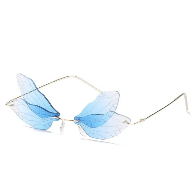 Vintage Dragonfly Steampunk Sunglasses