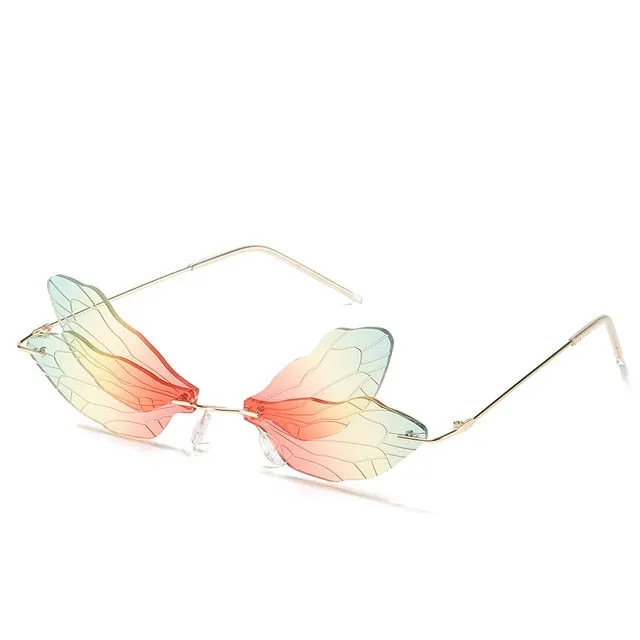 Vintage Dragonfly Steampunk Sunglasses