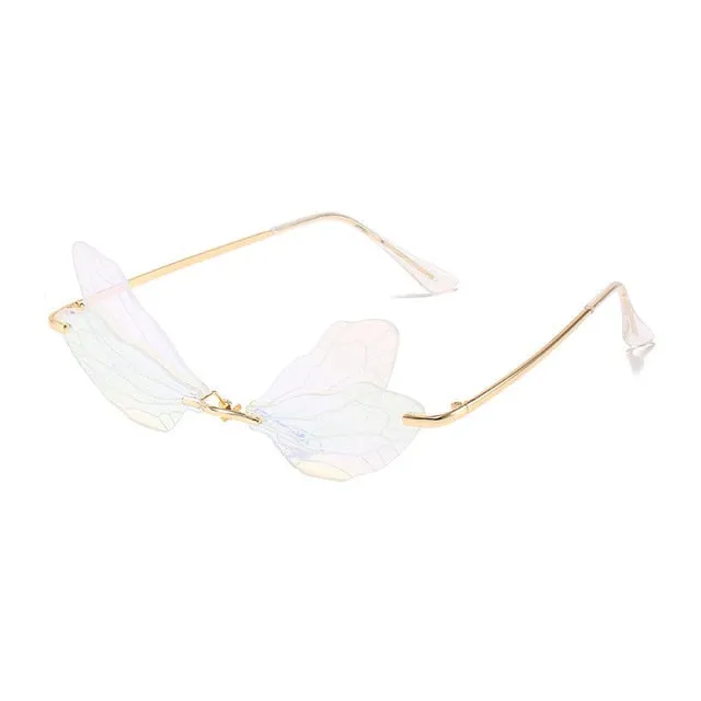 Vintage Dragonfly Steampunk Sunglasses