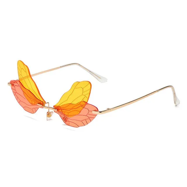 Vintage Dragonfly Steampunk Sunglasses