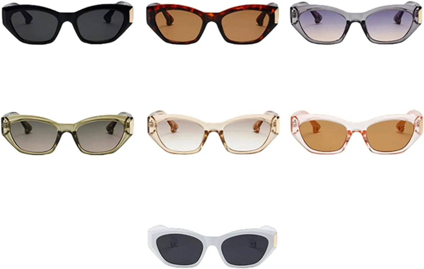 Vintage Frame Sunglasses Fashion Retro Sun Glasses Female Luxury Uv400 Shades Eyewear Men