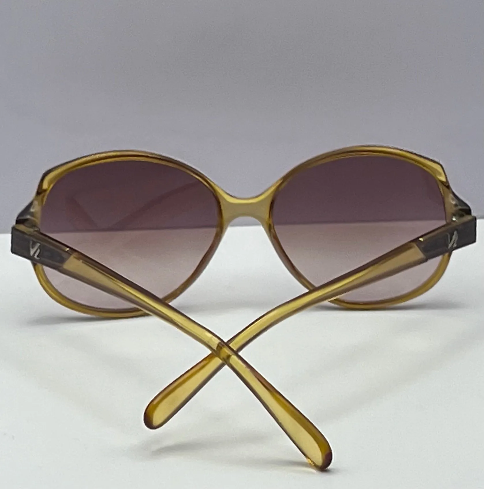 VINTAGE New/Old-Stock - Amber/Brown OPTYL Frame-with New CUSTOM “Berko Designs” Lenses
