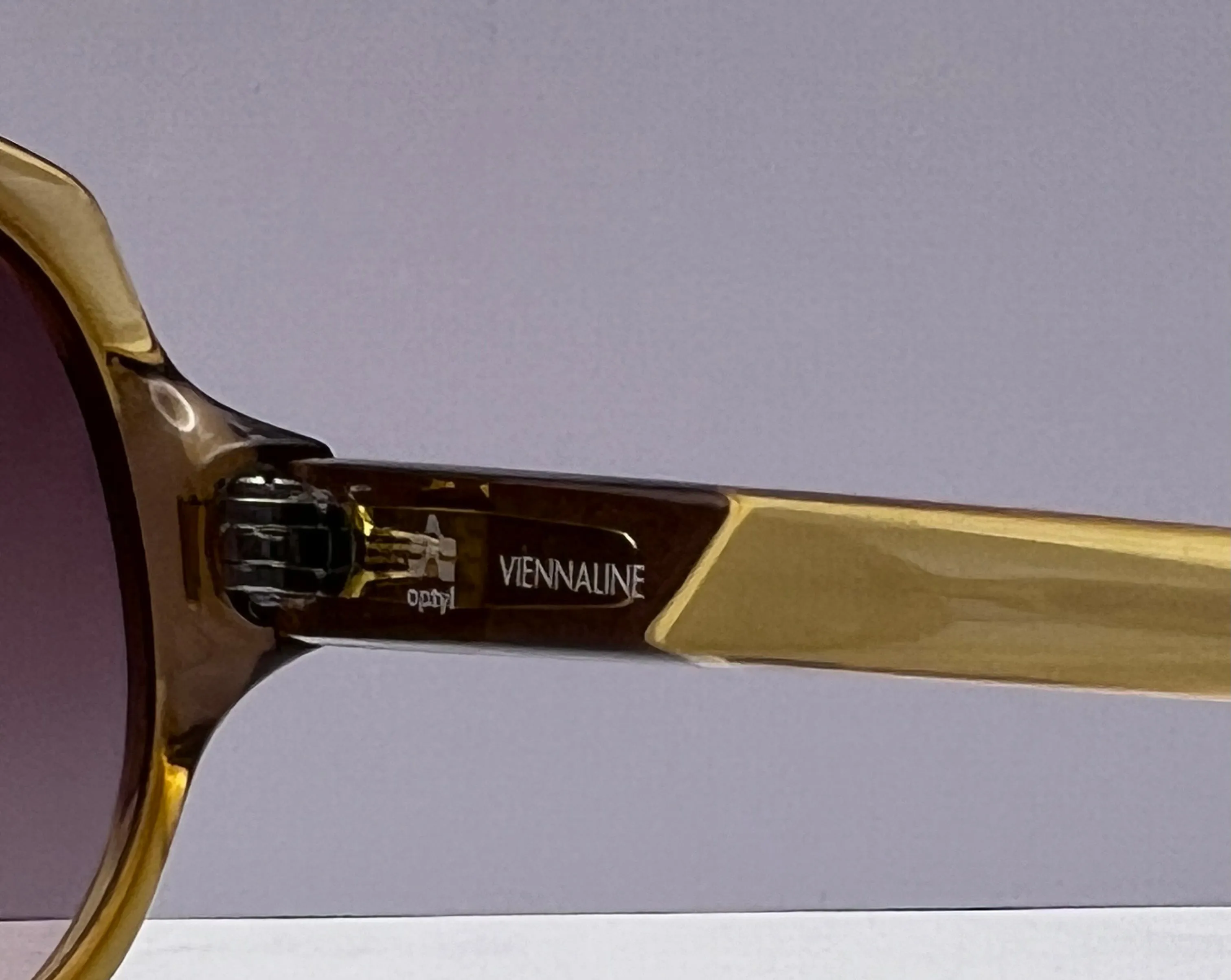 VINTAGE New/Old-Stock - Amber/Brown OPTYL Frame-with New CUSTOM “Berko Designs” Lenses