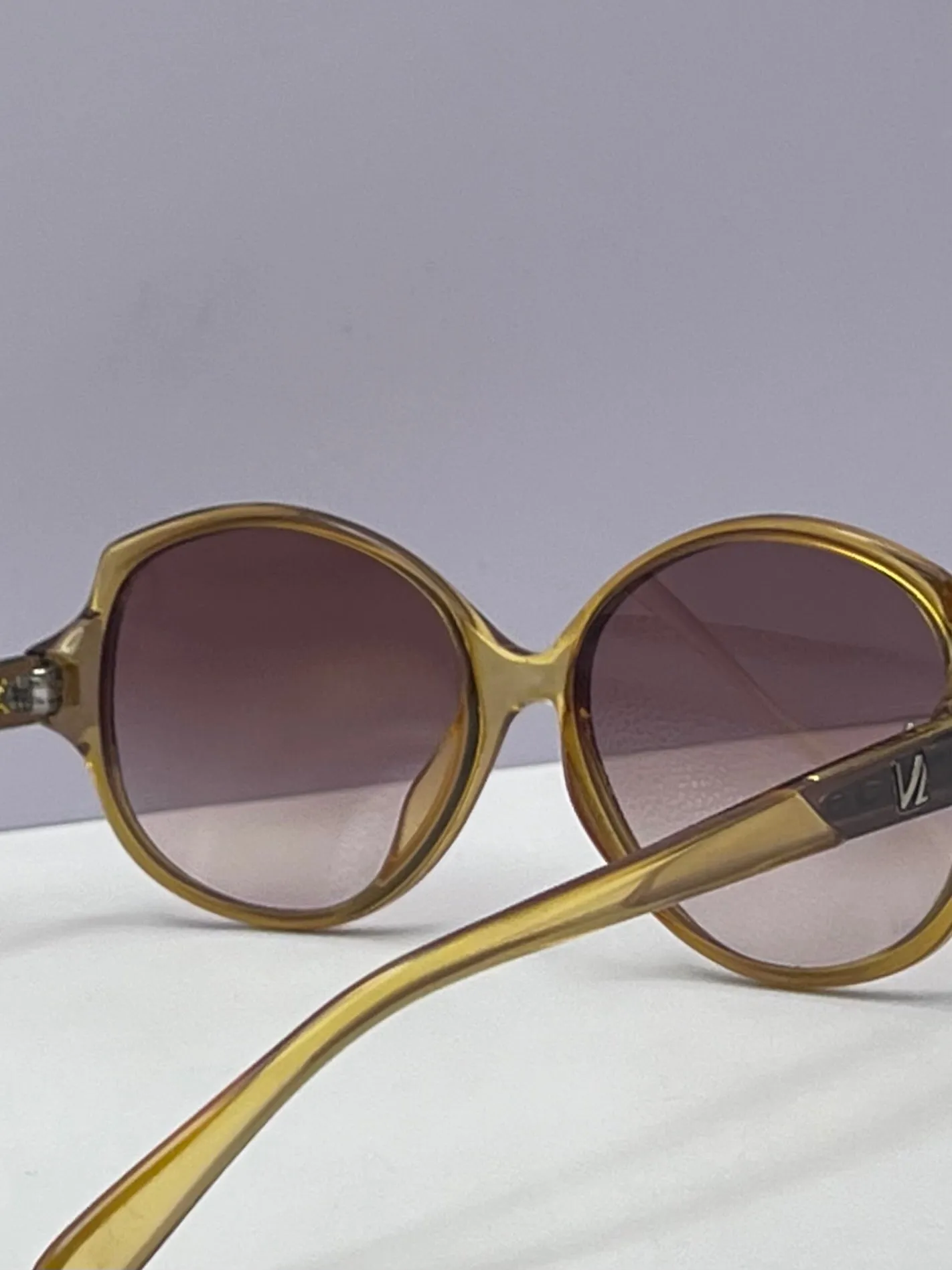 VINTAGE New/Old-Stock - Amber/Brown OPTYL Frame-with New CUSTOM “Berko Designs” Lenses