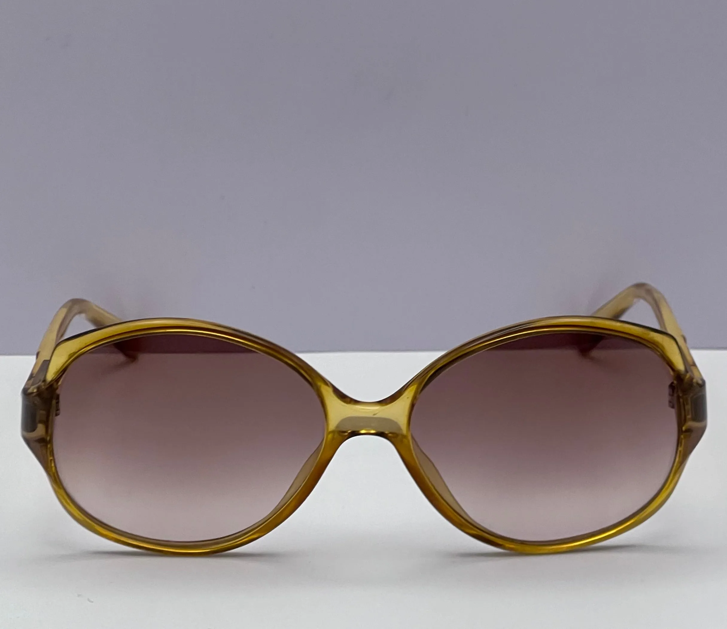 VINTAGE New/Old-Stock - Amber/Brown OPTYL Frame-with New CUSTOM “Berko Designs” Lenses