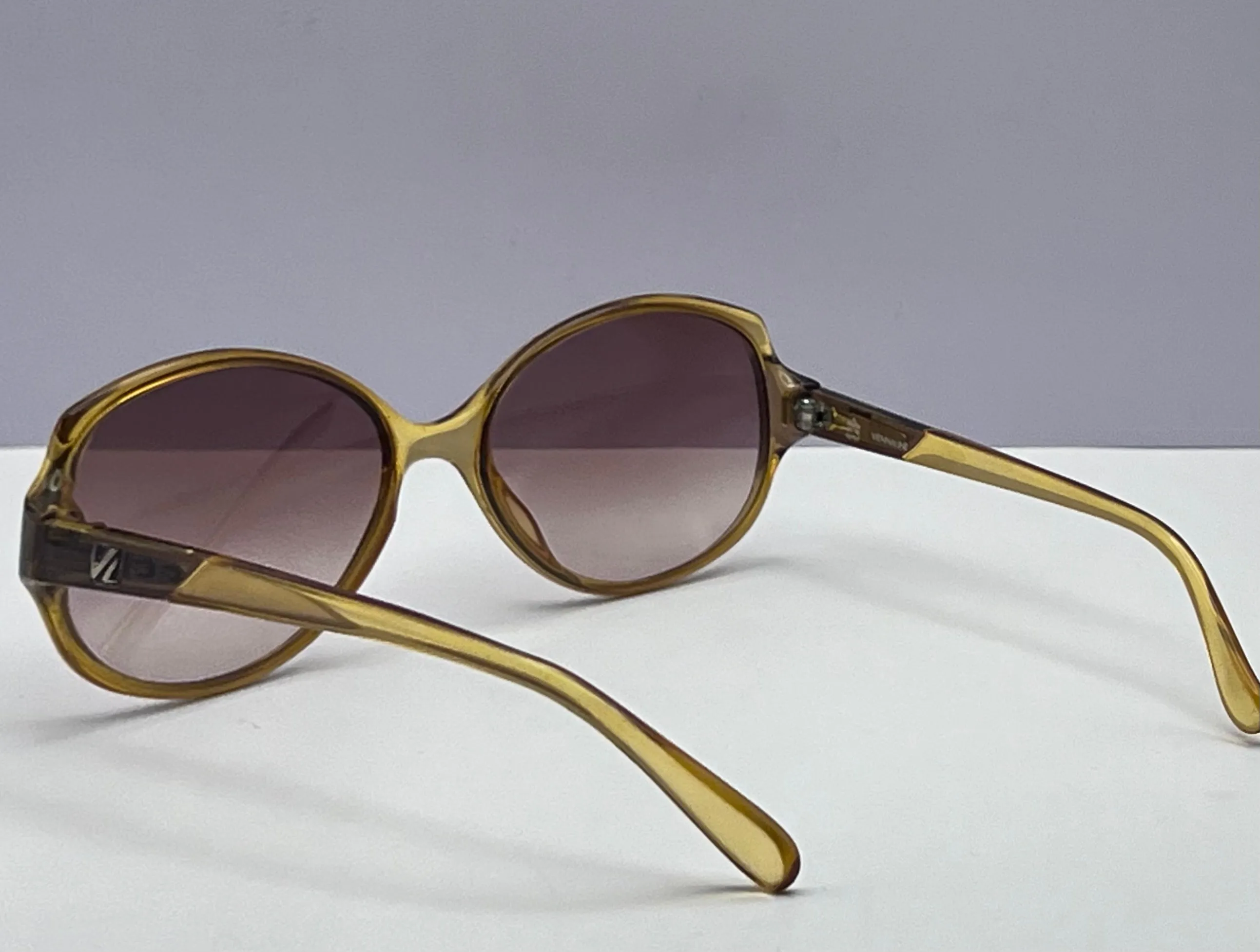 VINTAGE New/Old-Stock - Amber/Brown OPTYL Frame-with New CUSTOM “Berko Designs” Lenses