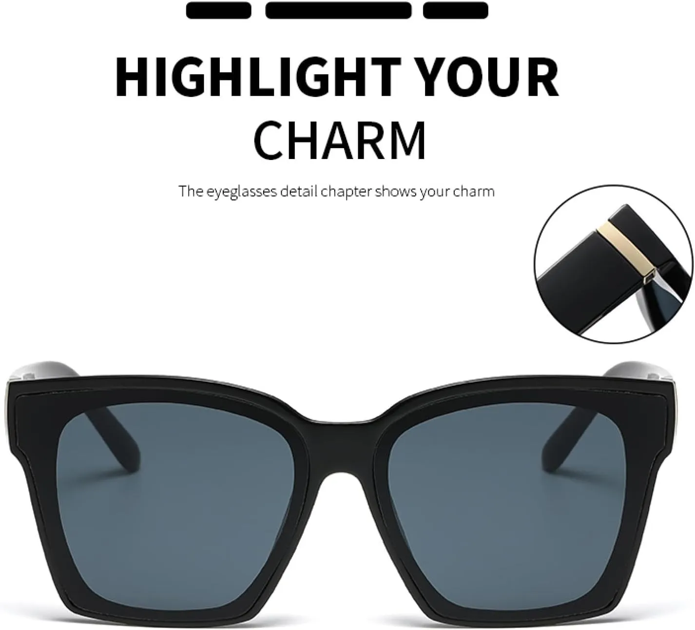 Vintage Oversize Sunglasses Women Retro Gradient Eyewear Men Fashion Glasses Shades Uv400