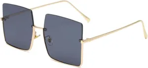 Vintage Oversized Sunglasses for Woman Sun Glasses Female Big Frame Retro Shades Glasses