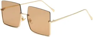 Vintage Oversized Sunglasses for Woman Sun Glasses Female Big Frame Retro Shades Glasses