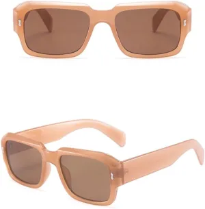 Vintage Oversized Sunglasses Men Women Sun Glasses Jelly Decor Frame Shades Eyewear Female