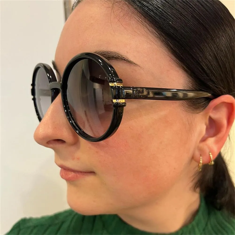 Vintage Round Frame Sunglasses Tinted Eyeglasses UV Resistant Eyewear(C4 Demi Tea,One Size)
