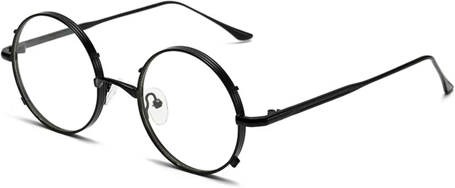 Vintage Round Sunglasses Men Women Luxury Small Frame Metal Punk Shades Fashion Eyewear For Male UV400 Protection