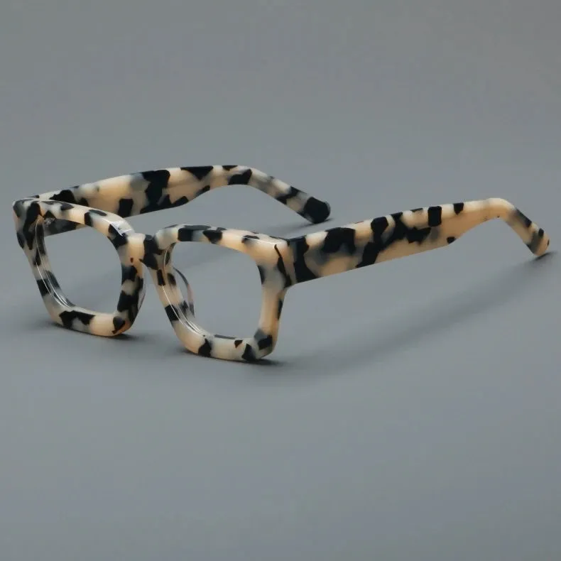 Vintage Square Acetate Nerdy Glasses