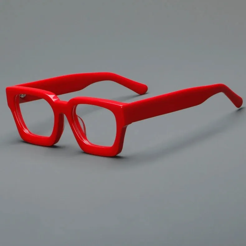 Vintage Square Acetate Nerdy Glasses
