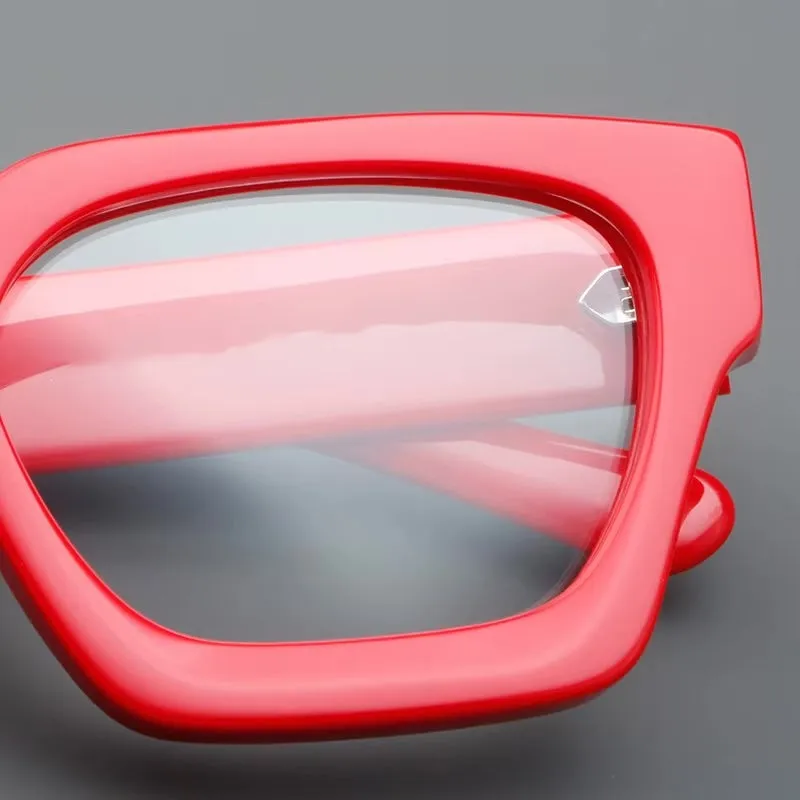 Vintage Square Acetate Nerdy Glasses