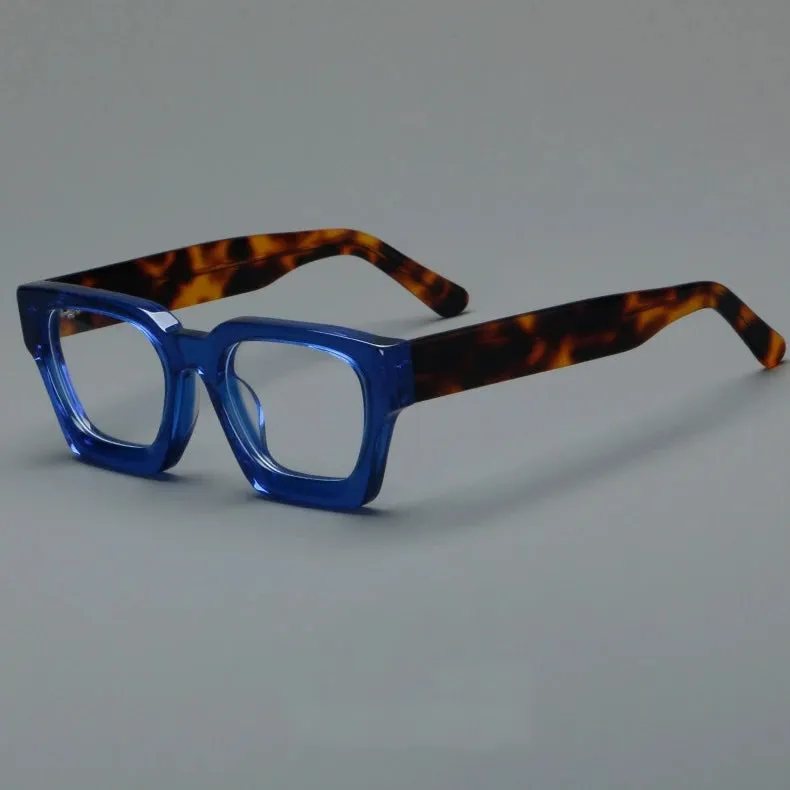 Vintage Square Acetate Nerdy Glasses