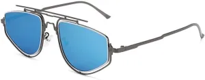 Vintage Steampunk Sunglasses Men Luxury Double Beam Metal Frame Shades Trendy Outdoor Driving Sun Glasses For Male