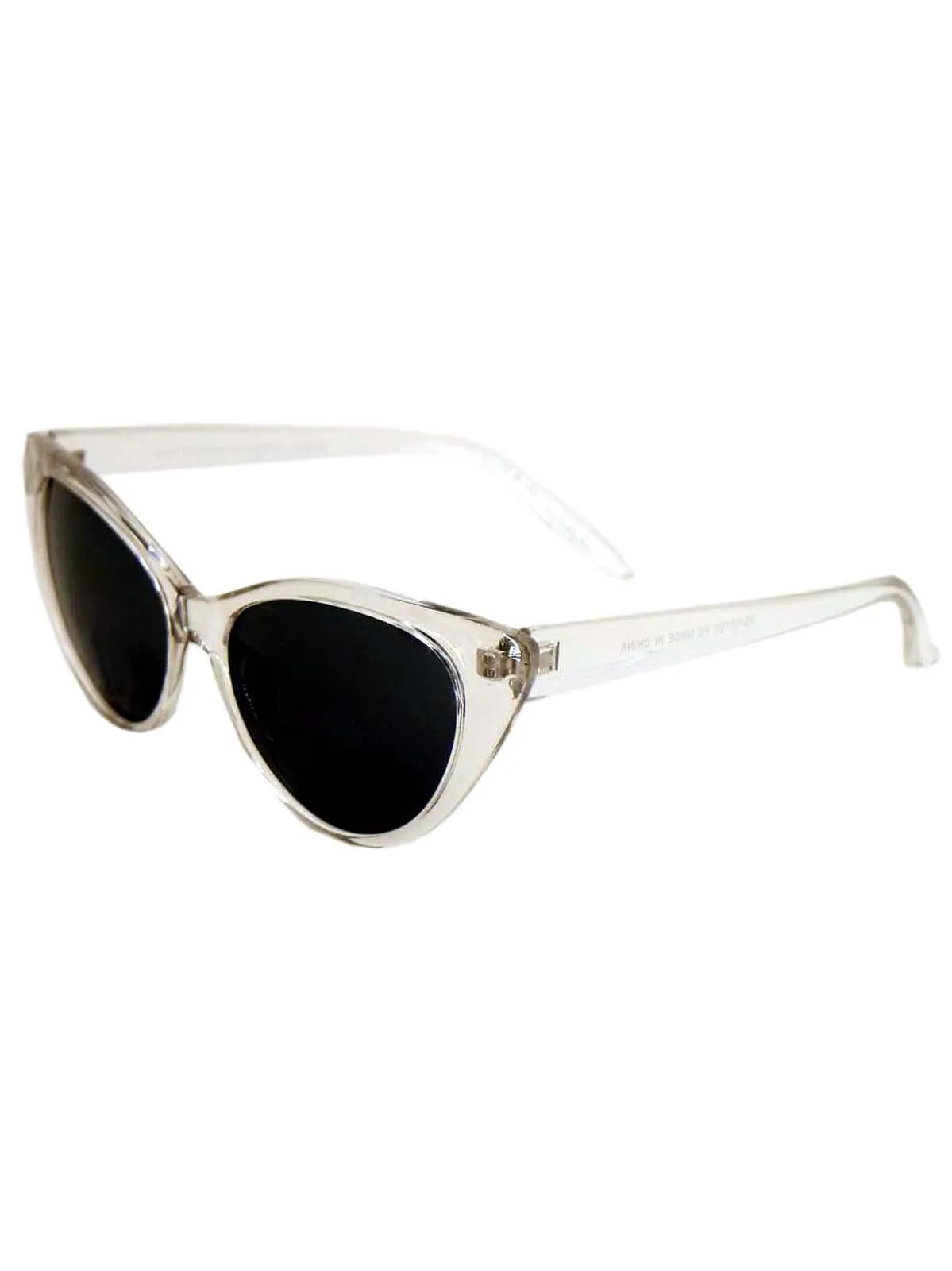 Vintage Style Catseye Sunglasses Clear Frames