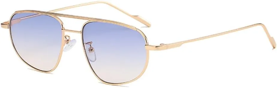Vintage Sunglasses Women Small Metal Frame Cat Eye Women's Sunglasses Alloy Sun Shade For Men