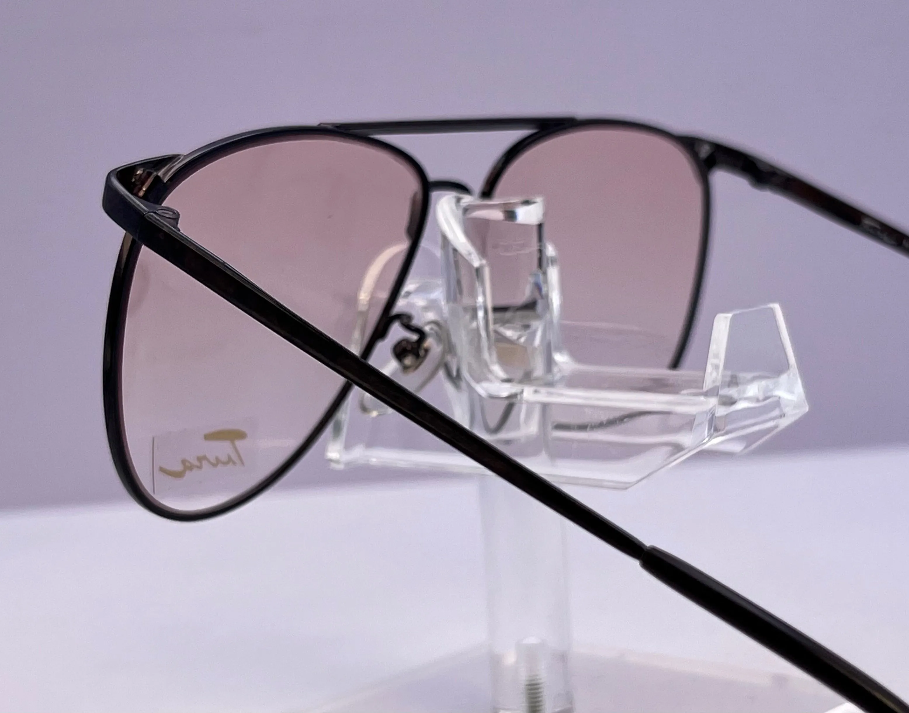 VINTAGE TURA FRAMES-Mod. 278-NEW/OLD STOCK-1970’s Era Double Bridge Look-Japan