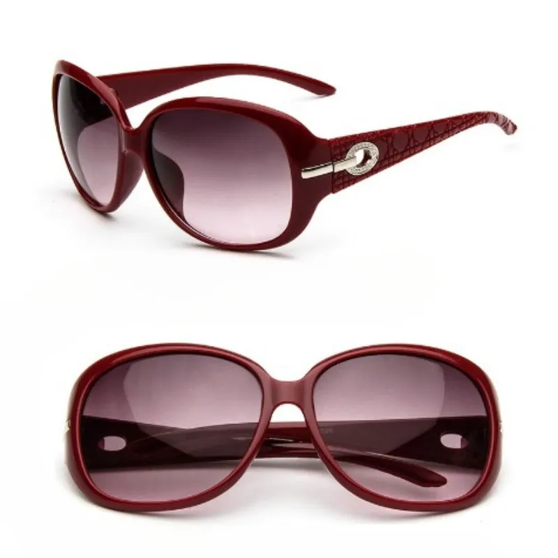 Wholesale Elegant Women's Large Frame PC Sunglasses