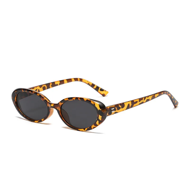 Wholesale PC Retro Oval UV Resistant Sunglasses