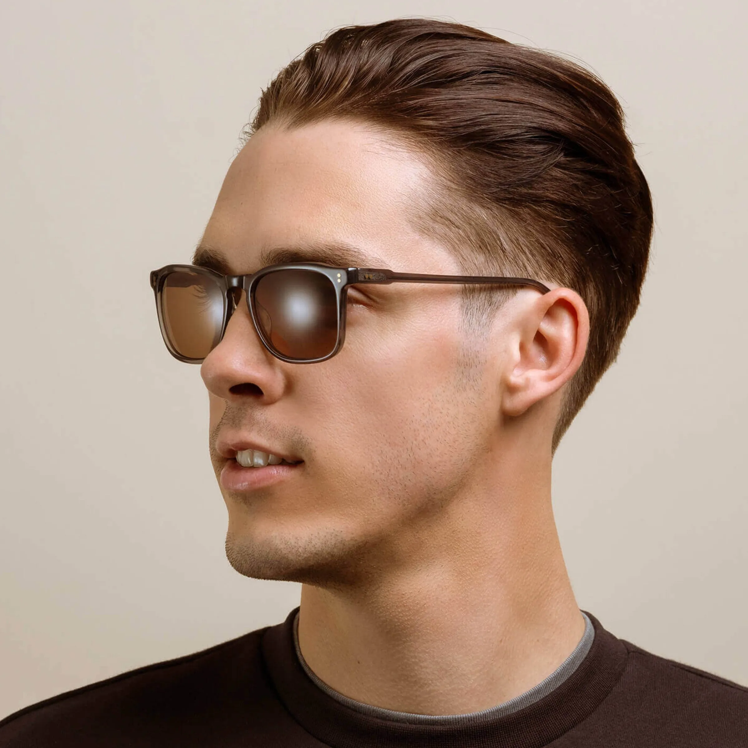 Wiley Polarized Sunglasses (Slate Crystal   Vibrant Brown)