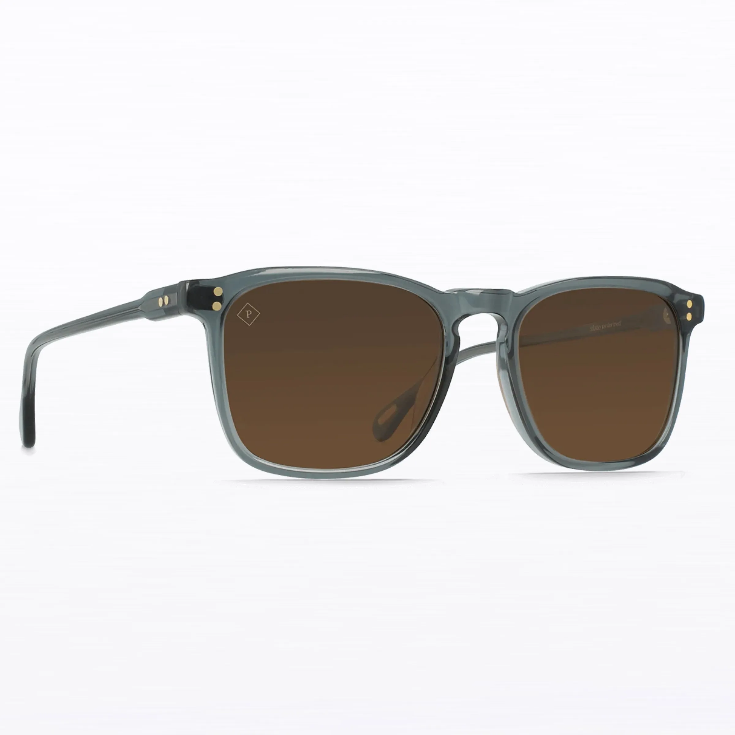Wiley Polarized Sunglasses (Slate Crystal   Vibrant Brown)