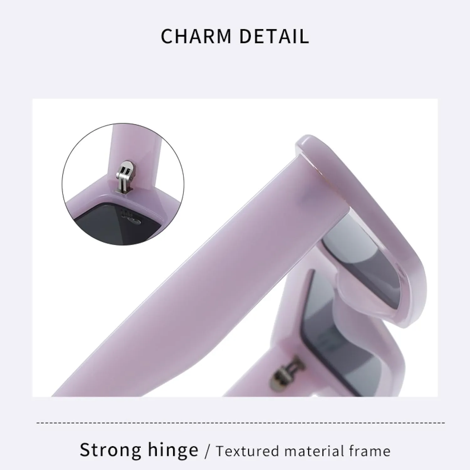 Women Sunglasses Plastic Rectangle Frame Men Uv400 Camping Sunscreen Bike Party Shade