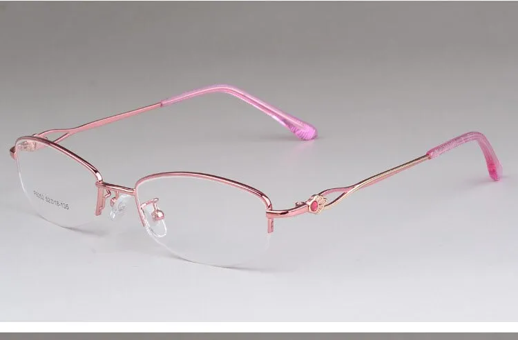 Women's Alloy Semi Rim Frame Eyeglasses  F6052