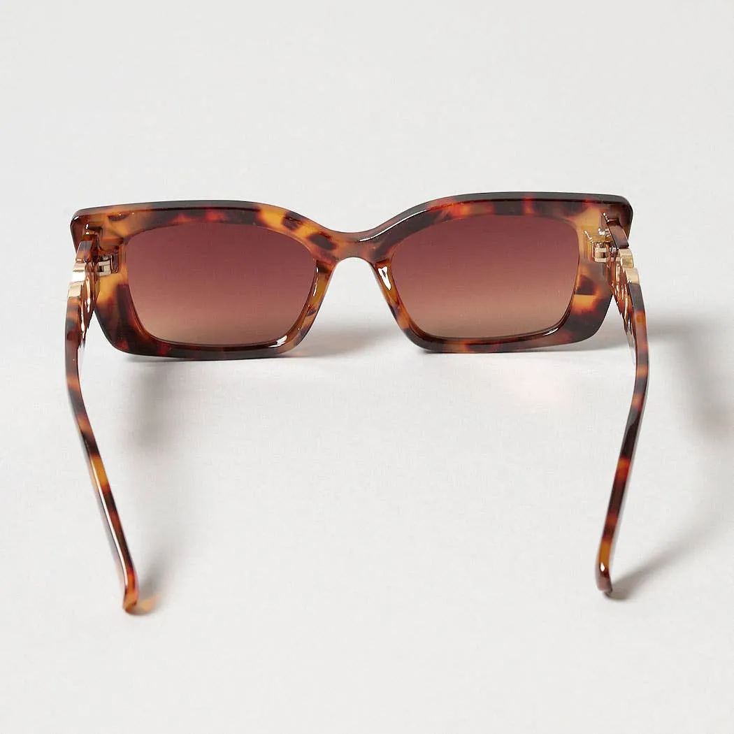 Women's Bold Cat Eye Frame Sunglasses