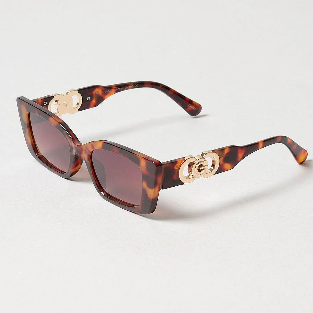 Women's Bold Cat Eye Frame Sunglasses