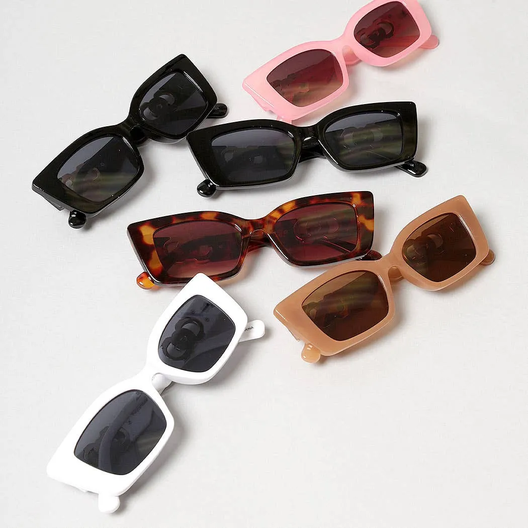 Women's Bold Cat Eye Frame Sunglasses